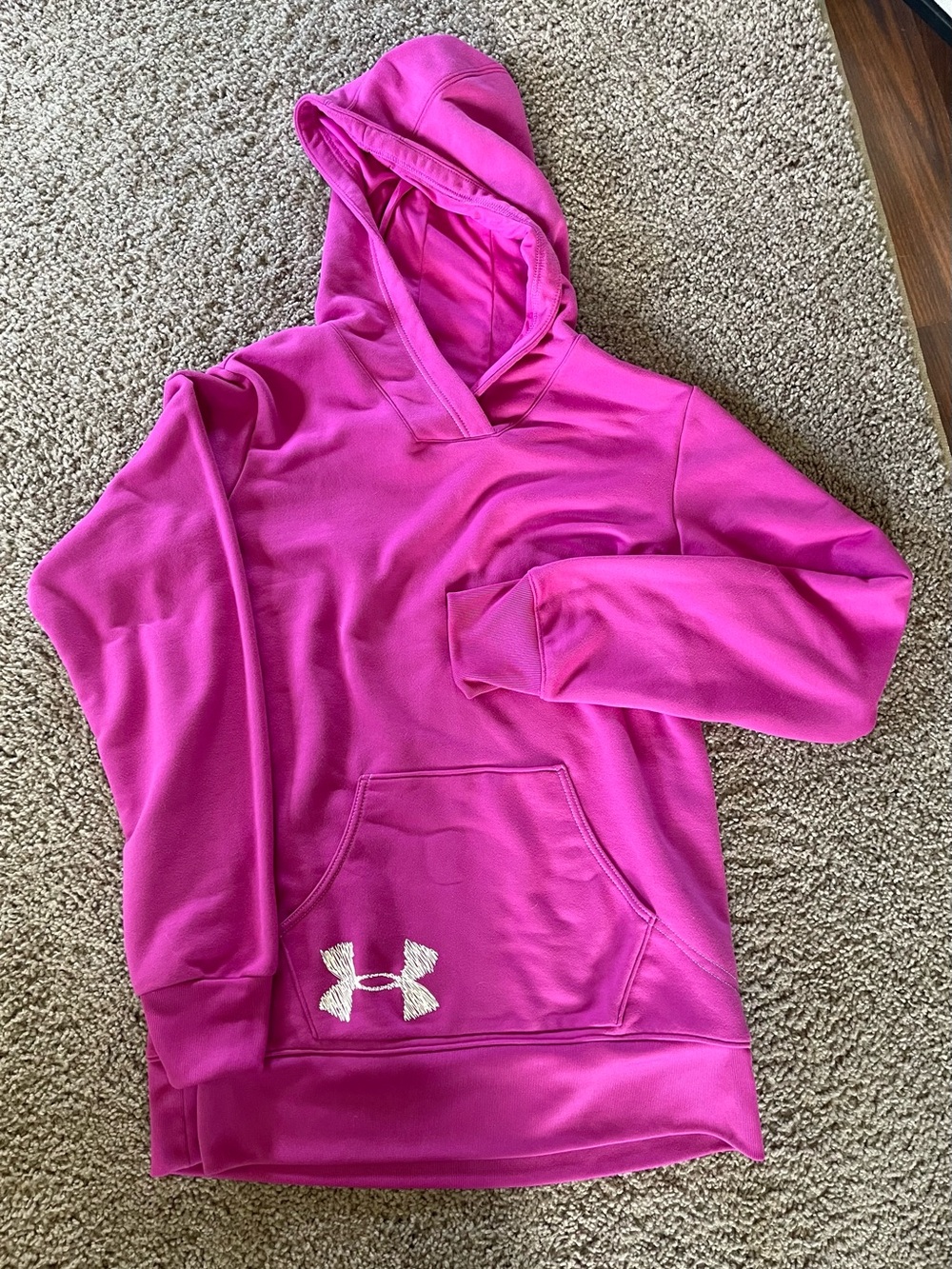 Under Armour Hot Pink Hooded Pullover